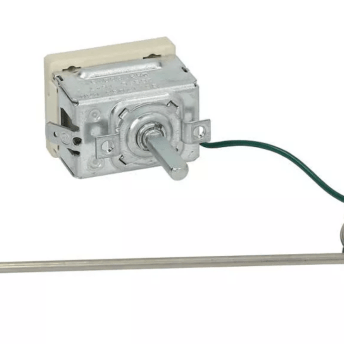 Horeca Parts - Termostat 55–285°C, trzpień w kształcie litery D ø 6×4,6 mm, długość kapilary 1140 mm, 16A 250V, czujnik ø 3×152 mm - EGO