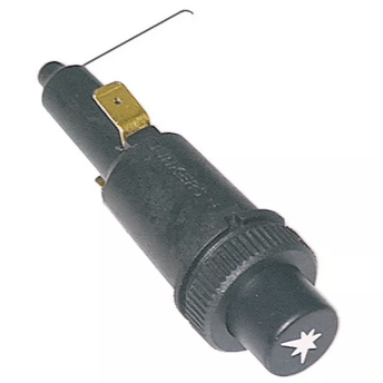 Horeca Parts - Mocowanie zapalnika piezoelektrycznego ø 22mm przyłącze F6,3x0,8 korpus dmuchawy plastik - Opiekacz gazowy Mkn (5106696)
