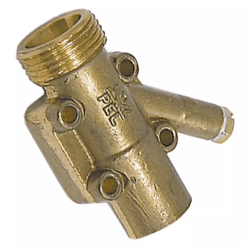 Horeca Parts - Przyłącze gazowe gwint M20x1,5 rura ø 12/10mm do zaworów gazowych z uszczelką i śrubami poziomymi (3348023)