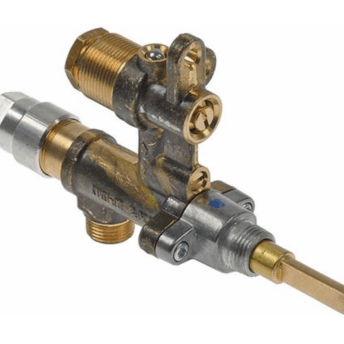 Horeca Parts - Zawór gazowy z wyjściem dyszowym wlot gazu M12x1 rurka ø 8mm dł. osi/wału 29.5/21mm (3348302)