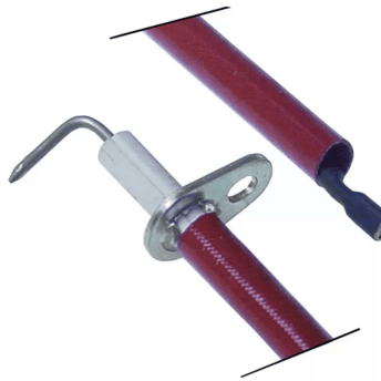 Horeca Parts - Długość kołnierza elektrody zapłonowej 23mm szerokość kołnierza 15mm D1 ø 6,5mm L1 9mm L2 16mm - Piec konwekcyjny Tecnoeka (3806025)