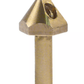 Horeca Parts - Kapturek palnika pilota, mosiężny, 2-drożny, Ø 8,4 mm, gwint M7x0,75 mm, przyłącze elektrody zapłonowej, całkowita długość 42 mm - Zanussi