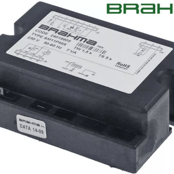 Horeca Parts - Skrzynka zapłonowa BRAHMA typ SM11PMIX elektrody 2 czas oczekiwania 1,5 s czas bezpieczeństwa 5 s 230 V 7 VA - Piec konwekcyjny Zanolli (3054031)