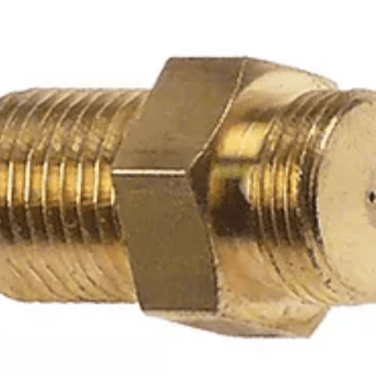 Horeca Parts - Dysza palnika pilota, kod 37, średnica otworu ø 0,37 mm, gwint M10, mosiądz, średnica wewnętrzna ø 7 mm, T1: M10x1, T2: M10x0,75