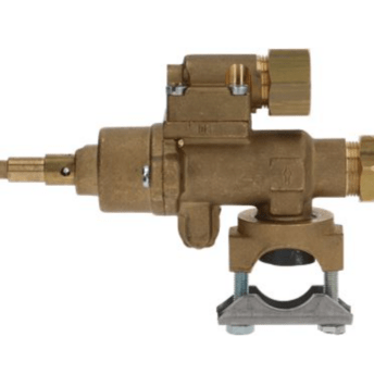 Horeca Parts - Zawór gazowy wej. śr. rurki 23mm wyj. M17x1 podł. termopary M8x1 podł. pilota M8x1 - Kuchnia gazowa Küppersbusch (5050275)