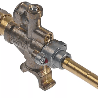 Horeca Parts - Zawór gazowy wej. śr. rurki 16mm wej. kołnierz rury ø 16mm wyj. M13x1 rurka ø 8mm