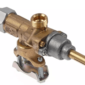 Horeca Parts - Zawór gazowy kołnierz ø 21mm dysza obejściowa ø 0,35mm dł. osi/wału 22/15mm (3348362)