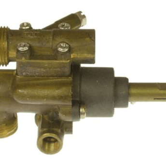 Horeca Parts - Zawór gazowy wlot gazu M20x1,5 rurka ø 12mm wylot gazu M20x1.5 dł. osi/wału 28/13mm (5026221)