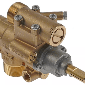 Horeca Parts - Zawór gazowy wlot gazu M28x1.5 rurka ø 20mm - Kocioł warzelny gazowy Giga (5015612)