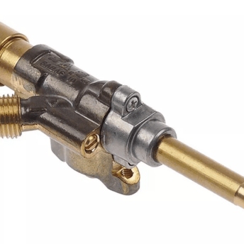 Horeca Parts - Zawór gazowy wlot gazu kołnierz ø 23mm wylot gazu 1/4" rurka ø 8mm - Macfrin