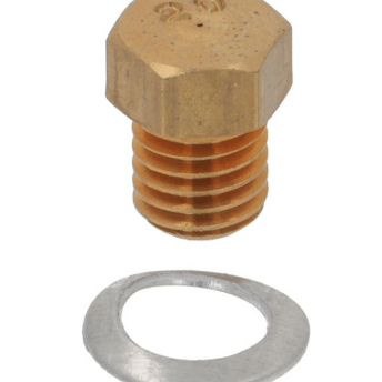 Horeca Parts - Dysza pilota palnika, LPG, kod 20, otwór ø 0,2 mm, gwint M5x0,75, mosiądz, 1 szt., waga 0,004 kg - Capic