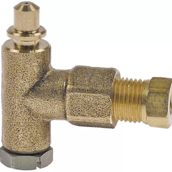 Horeca Parts - Dolna część palnika pilota, dysza ø 0,3 mm, przyłącze gazowe 4 mm, typ 100, ilość: 1 szt., waga 0,030 kg - Sit