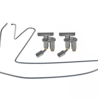 Horeca Parts - Pilot palnika zestaw 2-płomieniowy do N700/N900, przedłużenia i rurka gazowa 4 mm x 3000 mm - Eunasa
