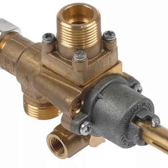 Horeca Parts - Zawór gazowy wlot gazu M20x1.5 rurka ø 12mm wylot gazu M20x1.5 rurka ø 12mm (5068508)