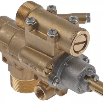 Horeca Parts - Zawór gazowy wej. M28x1,5 wyj. M24x1,5 podł. termopary M9x1 podł. pilota M10x1 (5068509)