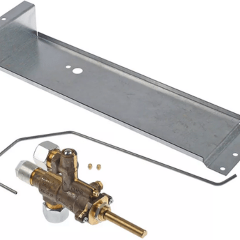 Horeca Parts - Zawór gazowy wlot gazu M18x1.5 rurka ø 12mm wylot gazu M18x1.5 rurka ø 12mm
