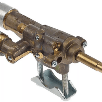 Horeca Parts - Zawór gazowy wej. śr. rurki 21mm wyj. M17x1 podł. termopary M8x1 podł. pilota M8x1 dł. osi/wału 43/20mm