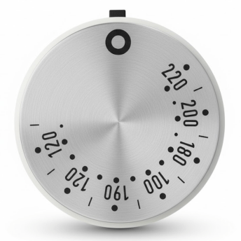 Horeca Parts - Tarcza pokrętła termostatu t.max. 220°C 100-220°C srebrne ø 45mm obrót 310°
