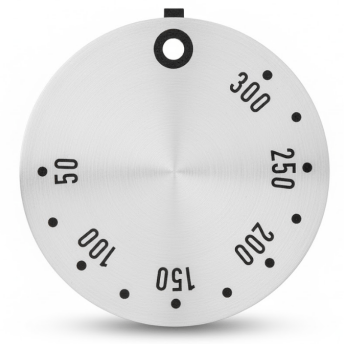 Horeca Parts - Tarcza pokrętła termostatu t.max. 300°C 50-300°C srebrne ø 45mm obrót 310°