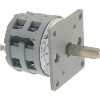 Horeca Parts - Przełącznik obrotowy krzywkowy 3 pozycyjny 1-0-2 3-biegunowy 400V 16A 6x6mm