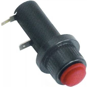 Horeca Parts - Wyłącznik zapłonu mocowanie zapłonu ø 22mm przyłącze męskie faston 2,8mm/6,3mm 1,5V czerwony - Star-10 (5108464)