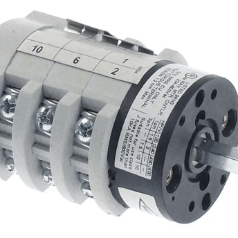 Horeca Parts - Przełącznik obrotowy krzywkowy 3 pozycyjny 0-1-2 6-biegunowy 400V 20A 5x5mm - Ekspres do kawy Brasilia, Fiamma (1057038)