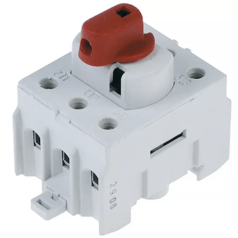 Horeca Parts - Przełącznik obrotowy krzywkowy 2 pozycyjny 0-1 3-biegunowy 400V 32A 5x5mm - Pakowarka próżniowa Henkelman (0220060, 0220067)
