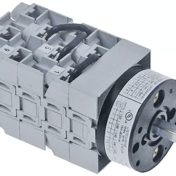 Horeca Parts - Przełącznik obrotowy krzywkowy chwilowy 4 pozycyjny 0-1 8-biegunowy 600V 16A 5x5mm - Elettrobar