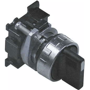 Horeca Parts - Przełącznik obrotowy śr. mocowania 22mm sekwencja 0-1 czarny - Zmywarka tunelowa Comenda