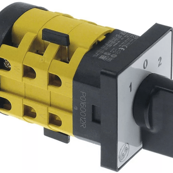 Horeca Parts - Przełącznik obrotowy krzywkowy chwilowy 3 pozycyjny 1-0-2 6-biegunowy 690V 16A 7x8mm - Maszynka do mięsa Sirman