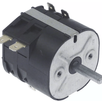 Horeca Parts - Timer 3-polowy dł. 22mm czas pracy 4min 250V 16A gwint M4 - Obieraczka do ziemniaków Angelo Po, Sirman (9446010)
