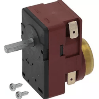 Horeca Parts - Timer C20 z dzwonkiem, 2-biegunowy, czas pracy 15 min, impuls mechaniczny, 2NO przy 250 V, 16 A, wałek ø 6x4,6 mm - Rm Gastro (5120660)