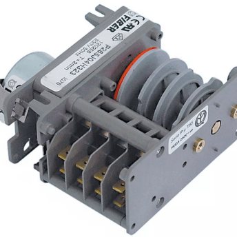 Horeca Parts - Timer 1 silnik 4 komory czas pracy 120s 230V - Zmywarka do szkła/filiżanek Comenda
