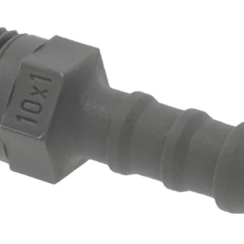 Horeca Parts - Łącznik węża, prosty z tworzywa sztucznego, gwint M10x1, wąż ø 6 mm, 1 szt. - Rational