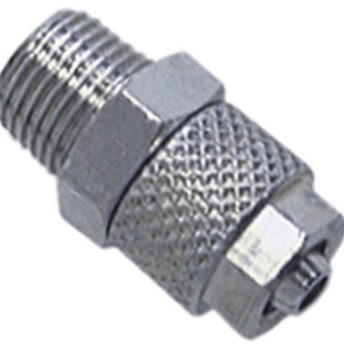 Horeca Parts - Złączka węża gwintowana prosta z mosiądzu niklowanego 1/8", Ø 4x6 mm, 1 szt., 0,005 kg - Nuova simonelli