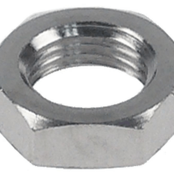 Horeca Parts - Nakrętka 1/8" z mosiądzu niklowanego, wysokość 4,5 mm, klucz 14, 1 szt, waga 0,009 kg - Ascaso