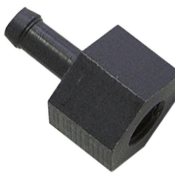 Horeca Parts - Złączka do węża M10x1, plastikowa, jednostronna, Ø 6 mm - Ascaso