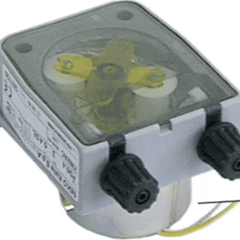 Horeca Parts - Pompa dozująca do płynu nabłyszczającego, bez sterowania, 0,4 l/h, 24 VAC, wąż ø 4x6 mm, wąż typu Sekobril - Seko