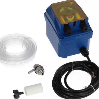 Horeca Parts - Pompa dozująca z regulacją prędkości 0,6–4 l/h, 24V AC, do detergentu, wąż typ K Ø 4×6 mm Santoprene - Seko