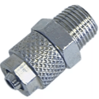 Horeca Parts - Przyłącze węża proste 1/4",  6/8 mm, mosiądz niklowany, 1 szt, waga 0,010 kg - Ascaso