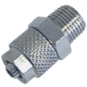 Horeca Parts - Przyłącze węża, gwint 3/8", średnica węża 6/8 mm, 1 szt., mosiądz niklowany, waga 0,030 kg - Ecolab
