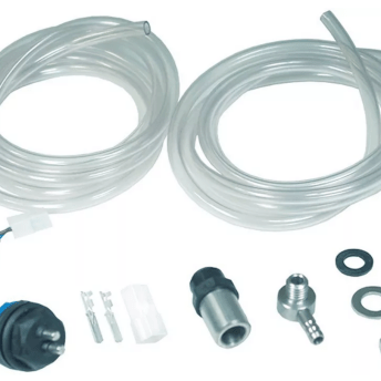 Horeca Parts - Zestaw montażowy węża detergentowego, PVC, przezroczysty, typ 6×9 mm, długość 2 m, waga 0,230 kg