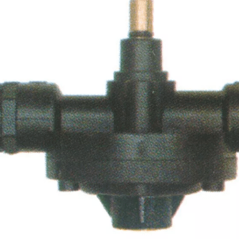 Horeca Parts - Pompa dozująca 2001 do nabłyszczacza, wlot 4×6 mm, przyłącze ciśnieniowe M12×1, wylot M10×1, przyłącze ssące 4×6 mm, zawór zwrotny PTFE, sprężyna 1,2 mm, kod VNR/A2, waga 0,170 kg - Germac