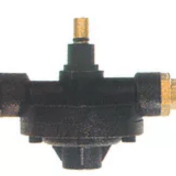 Horeca Parts - Membranowa pompa dozująca typ 2000 do nabłyszczacza, wlot 4×6 mm, przyłącze ciśnieniowe M12×1, wylot M10×1, zawór zwrotny PTFE, sprężyna 1,2 mm, kod VNR/U2, waga 0,160 kg - Germac