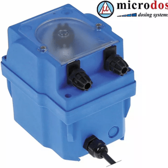 Horeca Parts - Pompa dozująca bez sterowania 0,5 l/h, 230V AC, do nabłyszczacza, wąż Ø 4×6 mm silikonowy - Microdos