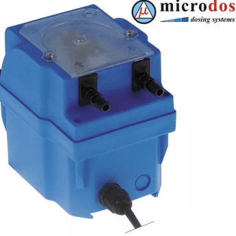 Horeca Parts - Pompa dozująca do płynu nabłyszczającego, ze sterowaniem prędkości, 1 l/h, 230 VAC, wąż ø 6 mm, wąż silikonowy - Microdos