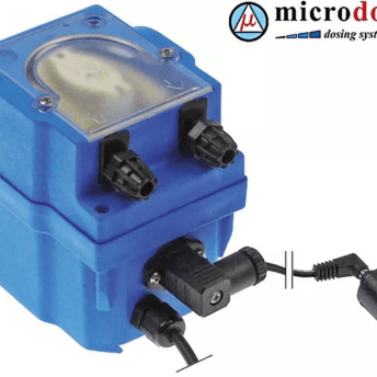 Horeca Parts - Pompa dozująca z kontrolą przewodności 6 l/h, 230V AC, do detergentu, wąż Ø 4×6 mm Santoprene - Microdos