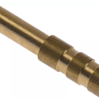 Horeca Parts - Złączka węża, mosiądz, ø wewnętrzne 6 mm, ø zewnętrzne 8/10 mm, długość 50 mm, waga 0,020 kg
