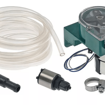 Horeca Parts - Pompa dozująca do płynu nabłyszczającego, ze sterowaniem częstotliwości, 0,7 l/h, 230 VAC, wąż ø 5x7 mm, wąż termoplastyczny - Germac