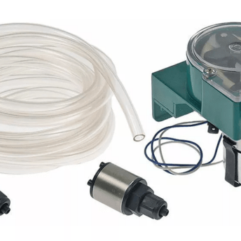 Horeca Parts - Pompa dozująca z regulacją częstotliwości 3 l/h, 230V AC, do detergentu, wąż Ø 5×7 mm termoplastyczny - Germac
